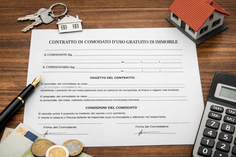 contratto di comodato d'uso gratuito di immobile
