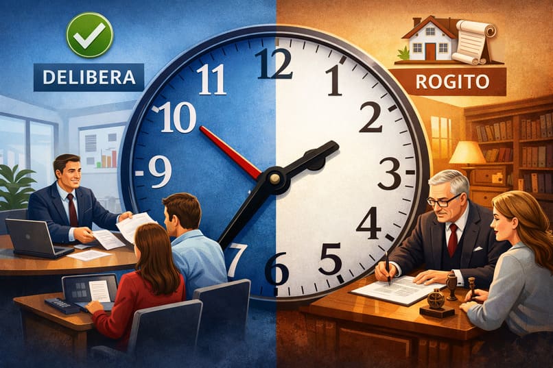 tempo massimo tra delibera del mutuo e rogito